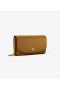  Ženske mini torbe Tory Burch Robinson Chain Wallet, smeđe