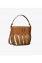  Ženske Tory Burch male Mcgraw pruge rezane torbe crne