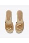  Ženske Tory Burch tkane dvostruke T espadrile Smeđe