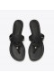 Tory Burch Miller sandal för kvinnor, lädersandaler svart