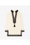  Dam Tory Burch Cotton Tory Tunika Coverups Cream / Svart