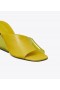  Tory Burch asymmetriska klackade mulesandaler för kvinnor Vita