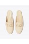  Tory Burch Georgia Backless Loafers Cream för kvinnor