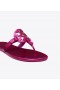 Tory Burch Miller mjuka lacksandaler för kvinnor Rosa