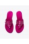 Tory Burch Miller mjuka lacksandaler för kvinnor Rosa