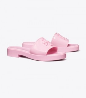 Tory Burch Eleanor Jelly Slides för damer guld