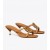 Tory Burch Miller Bombé sandaler med låg klack för kvinnor Röda