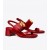  Kadın Tory Burch Eleanor Topuklu Sandalet Kırmızı