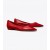  Kadın Tory Burch Triangle Pointed Flats Kırmızı