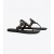  Kadın Tory Burch Miller Sandal, Deri Sandaletler Siyah