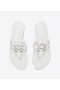 Sandalias de charol Miller de Tory Burch para mujer en color blanco