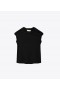  Tops de punto trenzado Tory Burch para mujer en color negro
