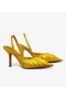  Zapatos de salón con tira trasera Tory Burch Runway para mujer, color dorado