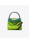  Bolsos tipo cartera con doble asa y diseño de rayas de Tory Burch Petite Lee Radziwill para mujer en marrón