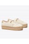  Alpargatas Tory Burch Seaside Oxford para mujer en color crema