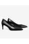  Zapatos de tacón medio con tacón de aguja de Tory Burch para mujer, color negro