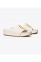  Sandalias blancas Patos de Tory Burch para mujer