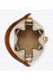  Bolsos tipo cubo con monograma T de Tory Burch para mujer en color blanco