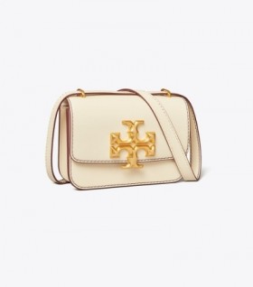  Bolsos de hombro pequeños Eleanor de Tory Burch para mujer en color crema claro