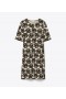  فستان نسائي من Tory Burch Rose T-Shirt باللون الأسود