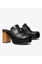 Dámské dřeváky na platformě Tory Burch černé