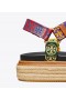  Dámské Tory Burch T Monogram Rope Sportovní Sandál Espadrilky Navy
