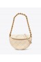  Dámské krémové sáčky Tory Burch Mini Fleming Soft Crescent Bags