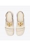  Dame Tory Burch Eleanor hæl sandaler hvid