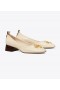  Dame Tory Burch Eleanor Pump Heels Creme