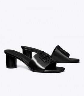 Dame Tory Burch Ines hæl sandal hæle sort