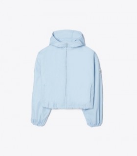  Kvinders Tory Burch Double-faced Canvas Cropped Jakker Blå
