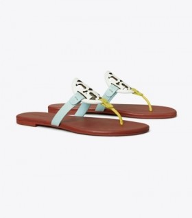  Tory Burch Miller bløde sandaler til kvinder lysegrøn