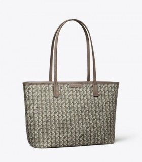  Kvinders Tory Burch Small Ever-ready Zip Tote Tasker Hvid