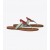  Tory Burch Miller sandal til kvinder, lædersandaler rød