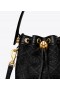 Dames Tory Burch Mini T Monogram Bucket Bags Zwart