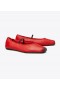Dames Tory Burch Runway Ballerina Rood