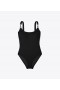  Dames Tory Burch Clip Tank Badpak, Zwart Hardware Badpak Zwart