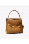  Dames Tory Burch Small Lee Radziwill Double Satchel-tassen Zwart
