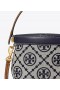 Dames Tory Burch Mini T Monogram Canteen Crossbody Tassen Marineblauw