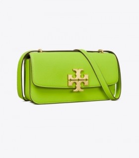  Dames Tory Burch Small Eleanor Pebbled Rechthoekige Schoudertassen Zwart