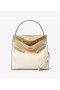  Naisten Tory Burch Lee Radziwill Double Satchel Laukut Cream