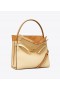  Naisten Tory Burch Lee Radziwill Pebbled Double Satchel Laukut musta