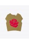  Naisten Tory Burch Jersey Crepe Rose Topit Harmaa Vihreä