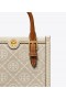  Naisten Tory Burch Mini T Monogram Kangaskassit Valkoinen
