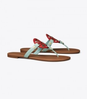  Naisten Tory Burch Miller -sandaalit, nahkasandaalit, punainen