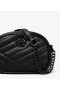  Petits sacs pour appareil photo Kira Chevron de Tory Burch pour femme Noir Argent