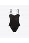  Maillot de bain une pièce à armatures Tory Burch pour femme Noir