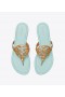  Sandales Miller en liège verni pour femme de Tory Burch Beige