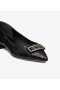 Ballerines à bout pointu Georgia de Tory Burch pour femmes, noires