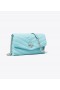  Portefeuille à chaîne Kira Chevron de Tory Burch pour femme, mini-sacs gris